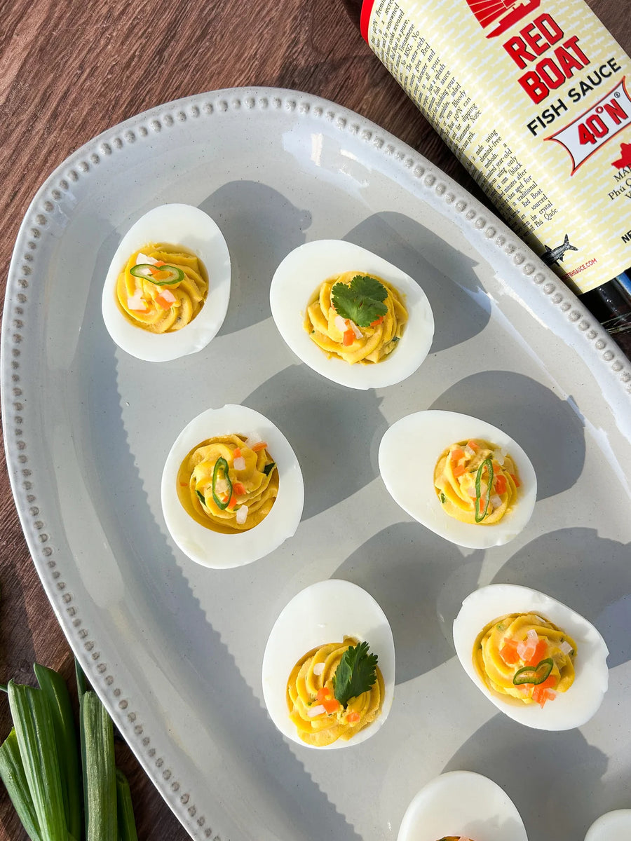 Vietnamese-Style Deviled Eggs – Red Boat Fish Sauce
