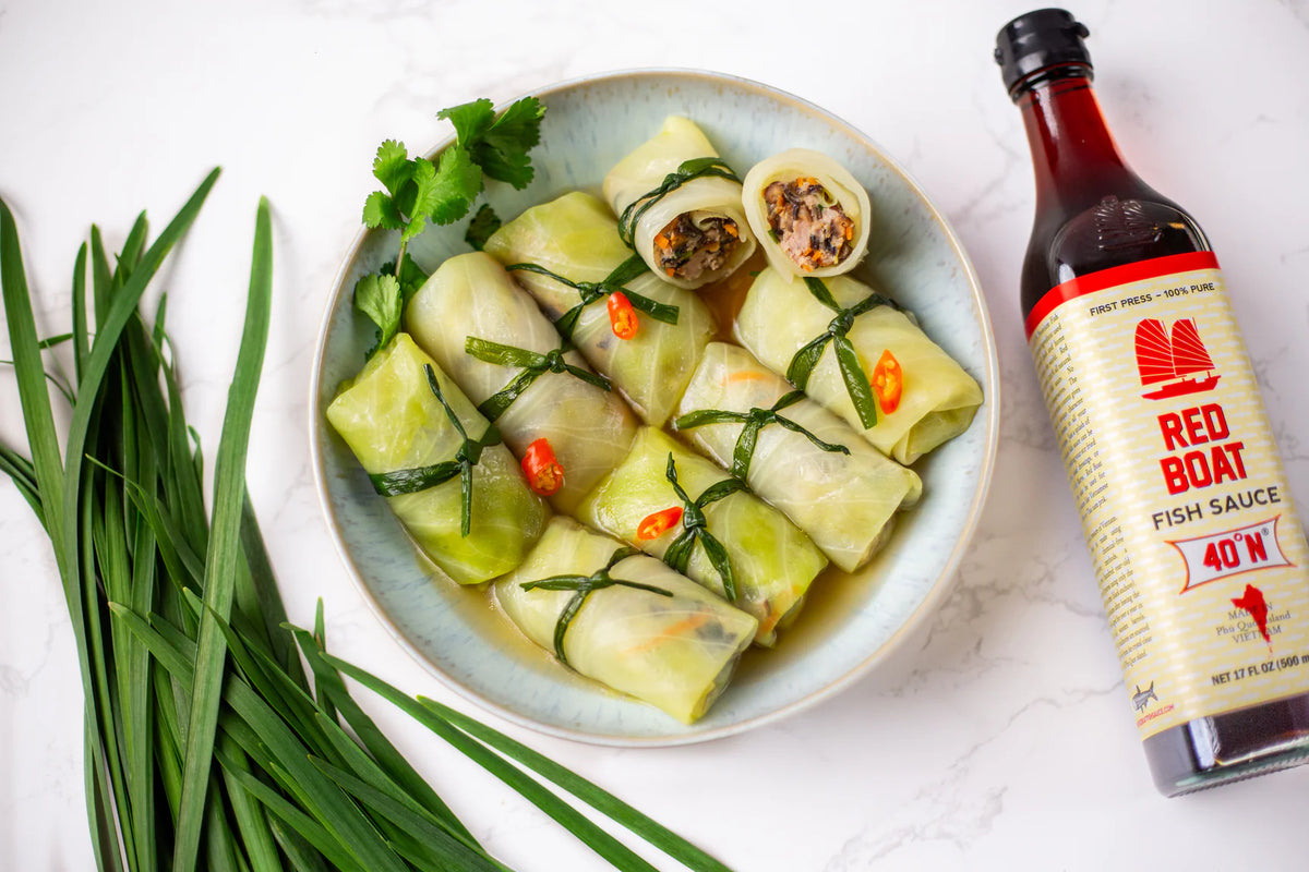 Vietnamese Cabbage Rolls – Red Boat Fish Sauce