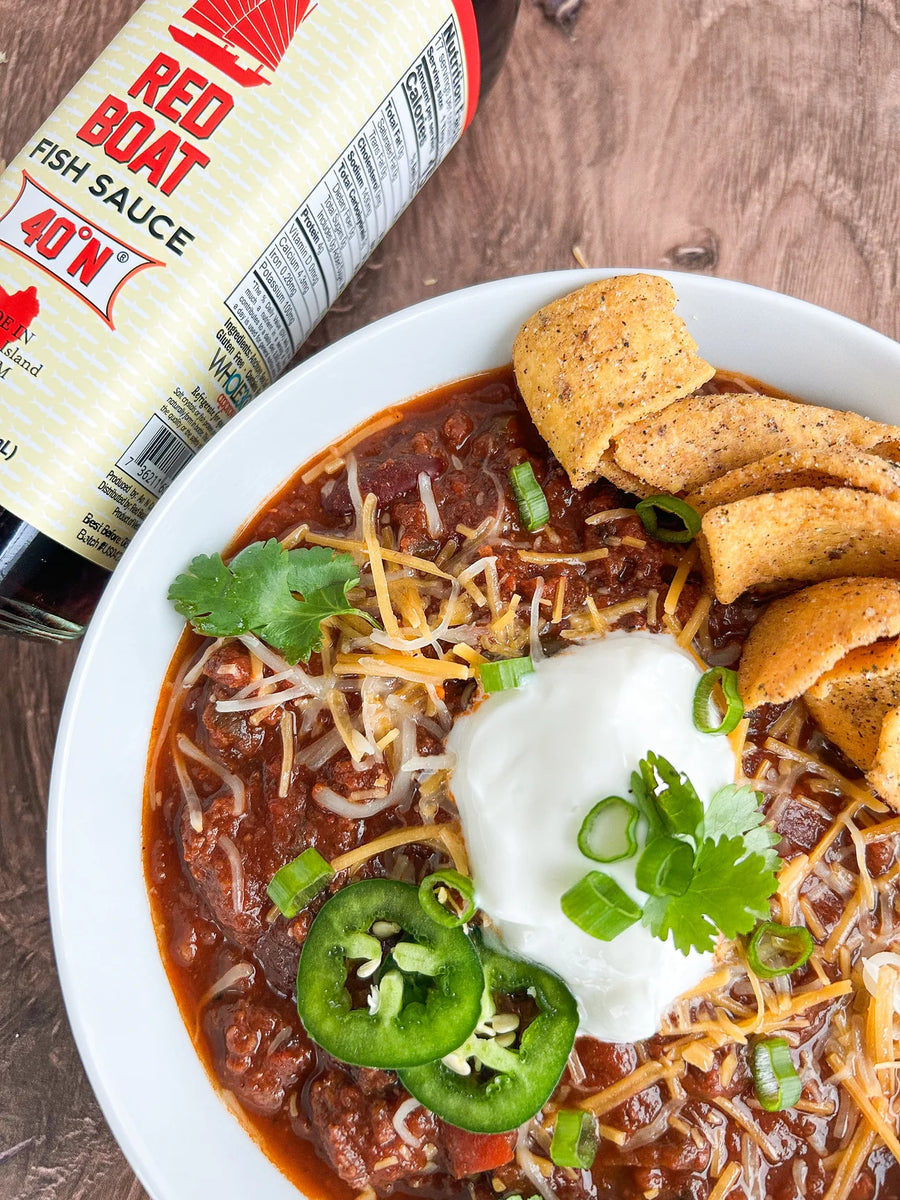 Game Day Chili – Red Boat Fish Sauce