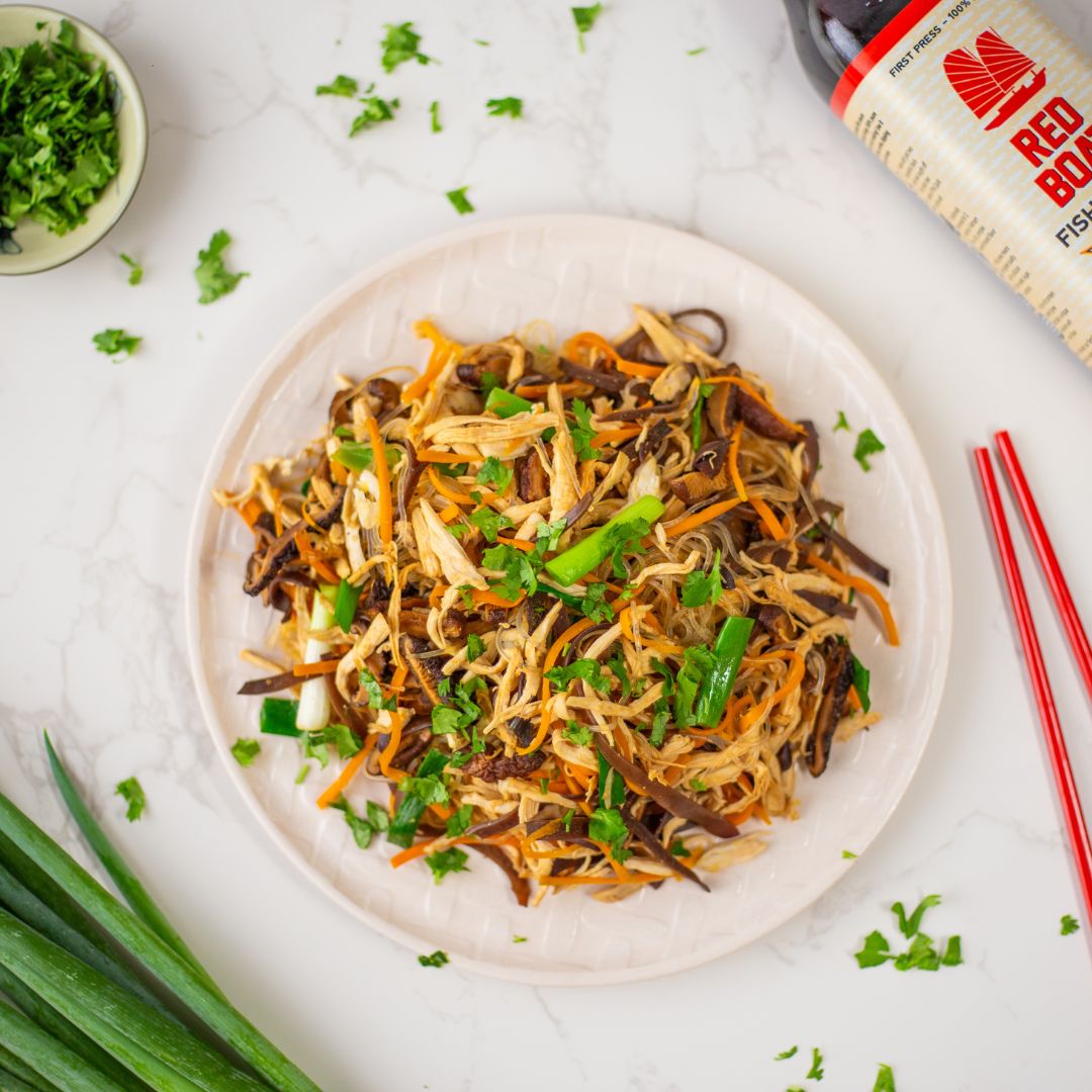 Stir-Fried Glass Noodles – Red Boat Fish Sauce