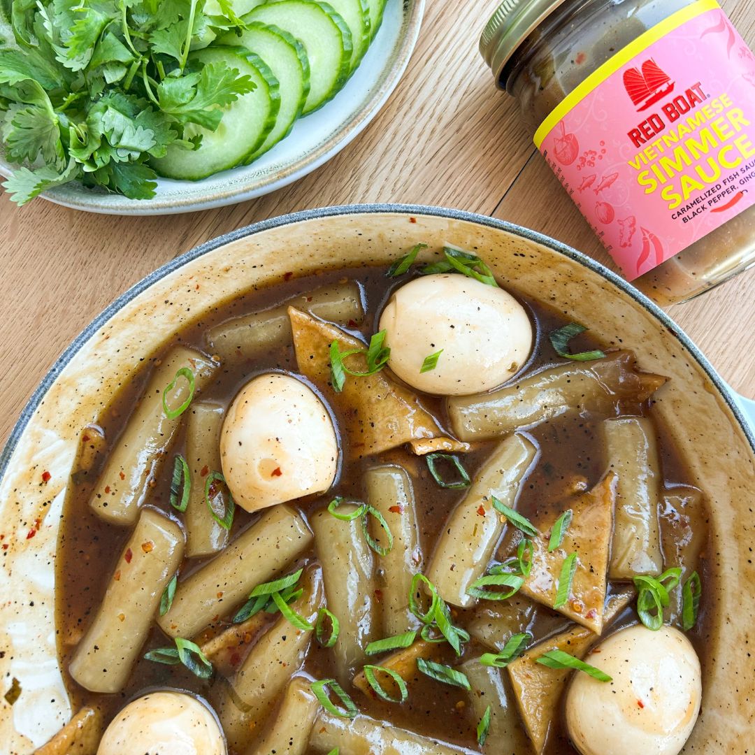 Vietnamese Tteokbokki – Red Boat Fish Sauce