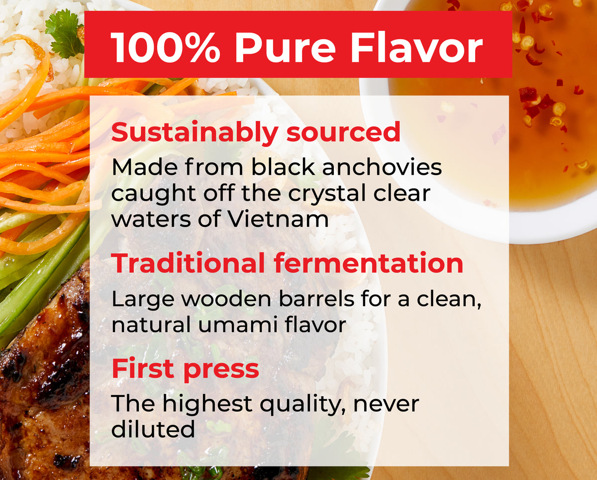 Fish Sauce 40°N Red Boat Fish Sauce