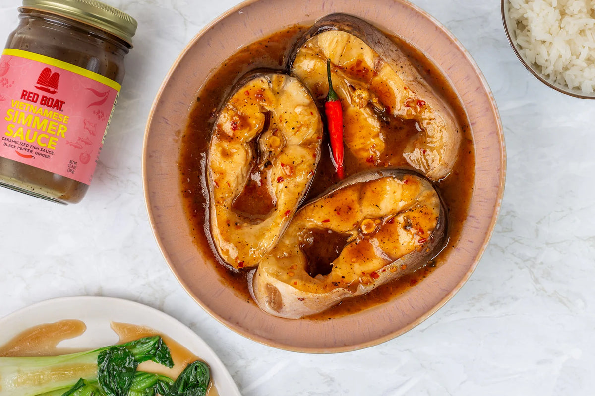 Braised Fish with Vietnamese Simmer Sauce – Red Boat Fish Sauce