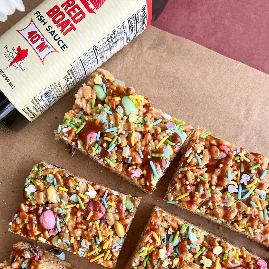 Fish Sauce Caramel Rice Krispy Treats – Red Boat Fish Sauce